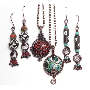 Simply Bohemian Pendant and Earrings